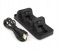 Double Handle Wireless Chargers Dual USB Charging Dock Stand For Playstation 4 PS4 - Black 1 in OMAN