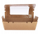 Hotpack HSMKLBW120 5 Pieces Kraft Lunch Box Window 2 in UAE