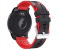 V20 Bluetooth Call Fitness Tracker Heart Rate Monitoring Music Control Smart Watch - Black and Red 5 in UAE