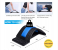 Back Stretcher Fitness Lumbar Posture Correction Massager Back Pain Relief Corrector Magic Back Relaxation - Blue and Black 6 in UAE