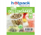 Hotpack HSMDCR12PET 10 Pieces 12oz Deli PET Container Round with Lid 1 in UAE