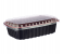 Hotpack HSMRB1000 5 Pieces 1000ml Red and Black Base Container with Lids 4 in UAE
