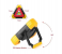Portable Flashing Car Solar LED Light Triangle Warning Emergency Light Camping Hiking Fishing Lamp COB USB Charging Torch Light - Black and Yellow 6 in OMAN