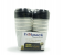 Hotpack HSMPCRW12W 12oz 10 Pieces White Ripple Paper Cup With Black Lid 1 in UAE