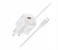 Promate Premium 33Watts Power Delivery Wall Adapter with 22.5W Quick Charge 3.0 EU Port - White 1 in UAE