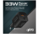Promate Premium 33Watts Power Delivery Wall Adapter with 22.5W Quick Charge 3.0 EU Port - Black 2 in UAE