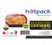Hotpack HSMRB1000 5 Pieces 1000ml Red and Black Base Container with Lids 2 in UAE