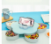 5 Grid Flower Shape Candy Snack Dried Fruits Storage Box with Phone Mount Stand - Pink and Blue 5 in OMAN
