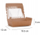 Hotpack HSMKLBW180 5 Pieces Kraft Lunch Box Window 6 in UAE