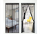Generic Magnetic Fly Screen Door, Heavy Duty Bug Mesh Curtain with Powerful Magnets and Full Frame Magic Tape, Insect Protection Door - Black 1 in UAE