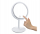 Generic 3 in 1 LED Rotatable Dimmable Makeup Mirror with Fan USB Charging Selfie Ring Light - White 4 in UAE