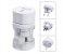 All in 1 International Travel Converter Adapter Multi Universal Plug Adapter Worldwide Socket - White 4 in UAE