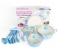 Dessini Regina OR-2104 13 Pieces Cookware Set - White and Blue 1 in UAE