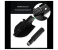 Multi-Functional Military Folding Survival Shovel with Carrying Pouch Gardening Tools - Black 4 in UAE
