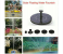 Galaxy Ocean Solar Powered Floating Water Pumps Water Fountain - Black 3 in UAE