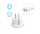 All in 1 International Travel Converter Adapter Multi Universal Plug Adapter Worldwide Socket - White 5 in UAE