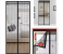 Generic Magnetic Fly Screen Door, Heavy Duty Bug Mesh Curtain with Powerful Magnets and Full Frame Magic Tape, Insect Protection Door - Black 6 in UAE