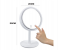 Generic 3 in 1 LED Rotatable Dimmable Makeup Mirror with Fan USB Charging Selfie Ring Light - White 12 in UAE