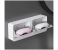 DIY 2 in 1 Adhesive Wall Mounted Soap Dish Drain Box - A 8 in UAE