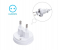 All in 1 International Travel Converter Adapter Multi Universal Plug Adapter Worldwide Socket - White 6 in UAE