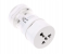 All in 1 International Travel Converter Adapter Multi Universal Plug Adapter Worldwide Socket - White 1 in UAE