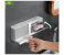DIY 2 in 1 Adhesive Wall Mounted Soap Dish Drain Box - A 7 in UAE