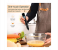 USB Rechargeable Milk Frother Handheld Foam Maker - Black 6 in UAE