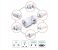 All in 1 International Travel Converter Adapter Multi Universal Plug Adapter Worldwide Socket - White 2 in UAE