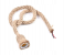 1 Piece Ceiling Lamp Hemp Rope Pendant for Home Decor - Beige 4 in UAE