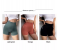 Womens Medium or Large Seamless High Waist Yoga Gym Sports Fitness Safety Pants - Brick Red 6 in UAE