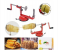 Stainless Steel Potato Vegetable Spiral Slicer - Red 3 in OMAN