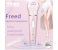 DSP 5 in1 Epilator Shaver Hair Removal And Calluses Foot Massager Facial Cleaner Massage Brush - Pink 7 in UAE