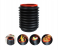 Generic Foldable Car Trash Bin Can Organizer Holder - Black 12 in OMAN