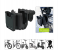 Generic 2 in 1 Universal Cup Holder with Phone Holder Organizer - Black 6 in UAE