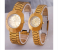 Galaxy RODO Couple Analog Watch - Gold 1 in UAE