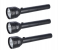 Krypton KNFL5444 3000mAh 3 Piece Rechargeable LED Flashlight - Black 1 in UAE