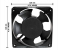 Galaxy 4 Inch Cabinet Cooling Panel Cooling Fan 2 in UAE