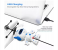 Generic Remote Control and Hand Control Flying Helicopter Drone Toys for Kids - White and Blue 4 in UAE