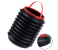 Generic Foldable Car Trash Bin Can Organizer Holder - Black 11 in OMAN