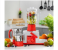Geepas GSB44077 750 Watts 4-In-1 Food Processor - Red and White 3 in UAE