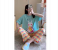 4 Pieces Short Sleeved New Style Home Wear Women Pajamas Set 3 in UAE