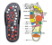 Acupuncture Therapy Foot Massage 40/41 Sized Slippers - Black 4 in UAE