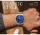 Galaxy Ocean Rolux Gold Stainless Watch for Men - Blue and Silver 2 in UAE