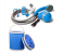 RMN 2 in 1 Portable and Rechargeable Bath Shower and Flush with Foldable Bucket - Blue 1 in OMAN