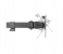 Skill Tech SH 0240KN Steel Monitor Arm with Laptop Tray - Black 4 in UAE