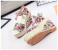 Kate Floral KFWP75 Wedges EU36 - Pink 2 in OMAN