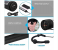 Generic LED Car Flashlight Multi-Function Portable Solar Escape Rescue Flashlight for Hiking Camping and Traveling - Black 7 in OMAN