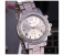 Geneva 37mm Rhinestone Analog Wrist Watch for Women - Silver 4 in UAE