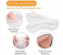 Silicon Pad for Shoe Heel Support SPH1 Transparent 4 in OMAN