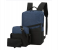 Unisex 3 Pcs Sets Business Laptop Backpack Image